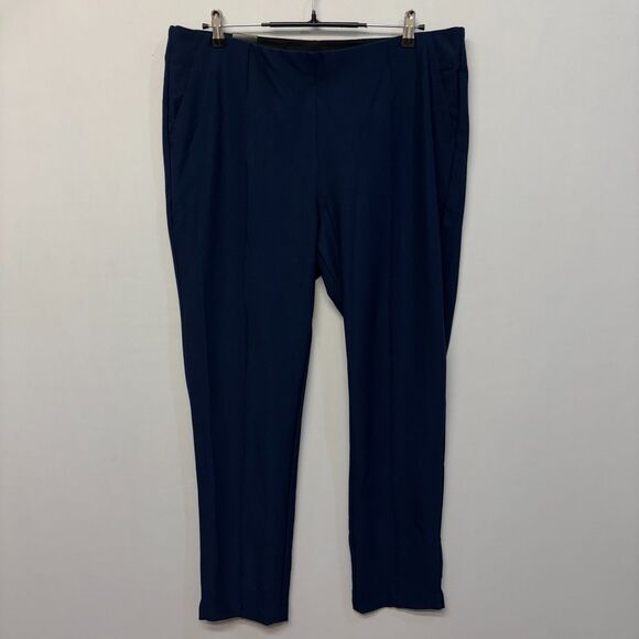 NWT Adidas Women Golf Slim Fit Tapered Leg Pintuck Pants XL X-Large C066 -9 - Picture 1 of 16